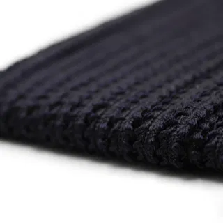 Dark Navy Blue Textured Braided Trim sample, design MT-E3BCC9D8, view 7