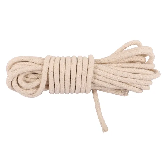 Off-White Round Braided Cord, Hank and Loops sample, design MT-EED82346, view 9