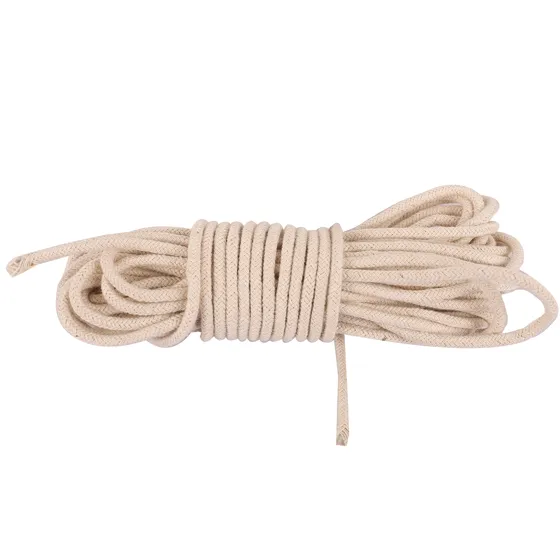 Off-White Round Braided Cord, Hank and Loops sample, design MT-EED82346, view 5
