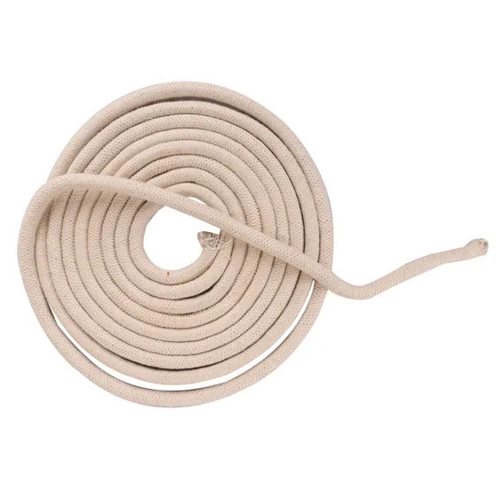 Off-White and Light Beige Braided Cord, Flat Coil