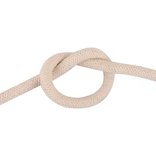 Off-White and Light Beige Braided Cord, Flat Coil sample, design MT-5E3BA698, view 2