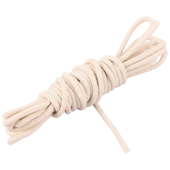 Off-White Braided Cord, Diagonal Hank