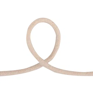 Off-White Braided Cord, Single Strand Twisted Loop sample, design MT-A5ECDA57, view 2
