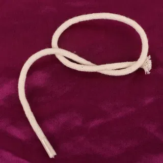 Off-White Braided Cord, Single Strand Twisted Loop sample, design MT-A5ECDA57, view 4