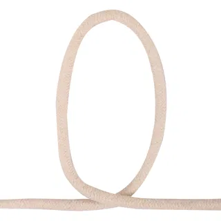 Off-White Braided Cord, Tight Coil with Curling Tail sample, design MT-C142A74C, view 2