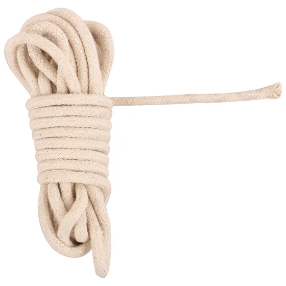 Off-White Braided Cord, Vertical Hank