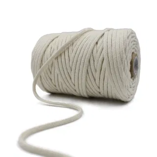 Off-White Round Braided Cord on Spool sample, design MT-E43FDAE6, view 10