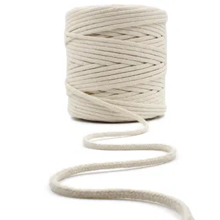 Off-White Round Braided Cord on Spool sample, design MT-E43FDAE6, view 11