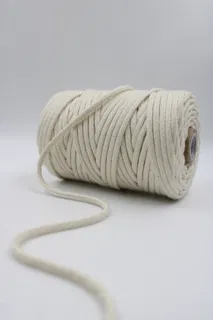 Off-White Round Braided Cord on Spool sample, design MT-E43FDAE6, view 2