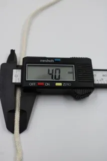 Off-White Round Braided Cord on Spool sample, design MT-E43FDAE6, view 4