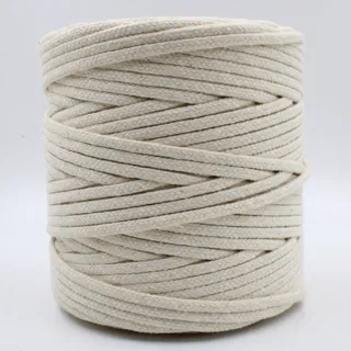 Off-White Round Braided Cord on Spool sample, design MT-E43FDAE6, view 5