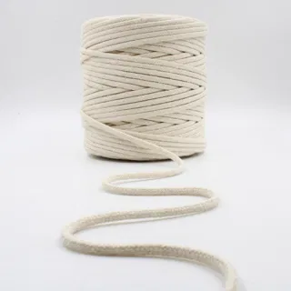 Off-White Round Braided Cord on Spool sample, design MT-E43FDAE6, view 6