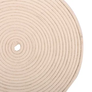 Off-White Braided Cord, Wide Flat Coil and Hank sample, design MT-FE8ACA0E, view 2