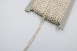 Off-White Textured Choti Braid, 4 mm sample, design MT-C94CFB3E, view 4