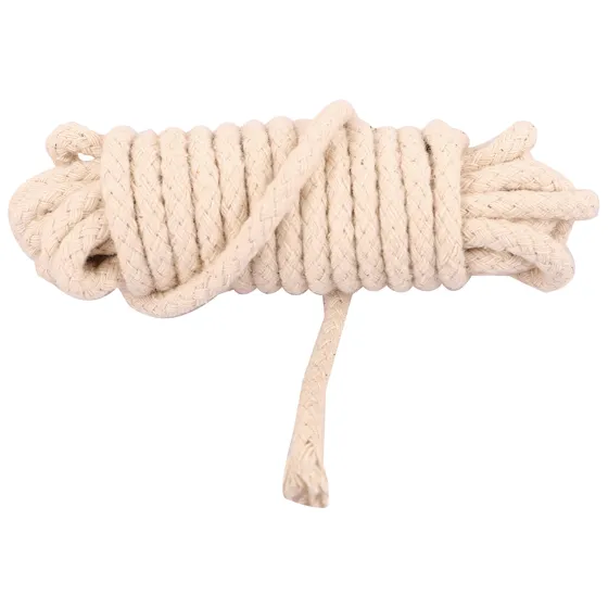 Off-White Chunky Braided Cord, Self-Tied Hank