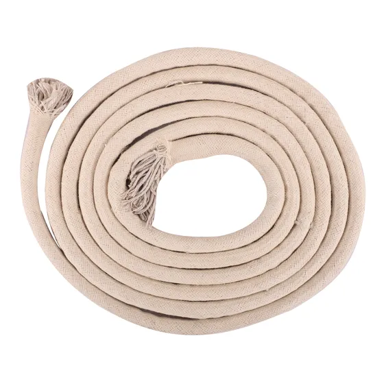 Off-White Chunky Braided Cord, Flat Spiral Coil