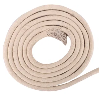Off-White Chunky Braided Cord, Flat Spiral Coil sample, design MT-8D17E4EC, view 2