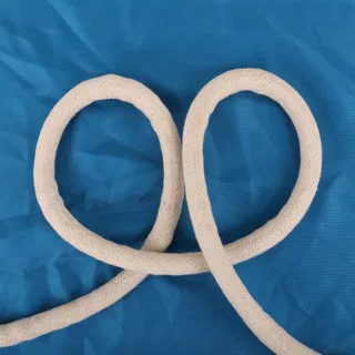 Off-White Chunky Braided Cord, Flat Spiral Coil sample, design MT-8D17E4EC, view 4