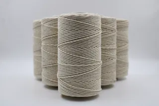 Off-White Twisted Macrame Thread, 2 mm sample, design MT-5228A574, view 4
