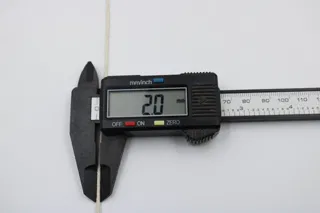 Off-White Twisted Macrame Thread, 2 mm sample, design MT-5228A574, view 5