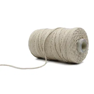Off-White Twisted Macrame Thread, 2 mm sample, design MT-5228A574, view 7