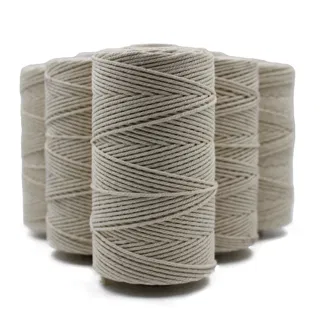 Off-White Twisted Macrame Thread, 2 mm sample, design MT-5228A574, view 8