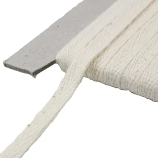 Off-White Herringbone Twill Tape in 8 Widths sample, design MT-53DE9131, view 57