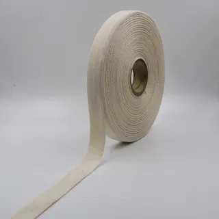 Off-White Herringbone Twill Tape in 8 Widths sample, design MT-53DE9131, view 3