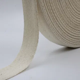 Off-White Herringbone Twill Tape in 8 Widths sample, design MT-53DE9131, view 4