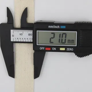 Off-White Herringbone Twill Tape in 8 Widths sample, design MT-53DE9131, view 6