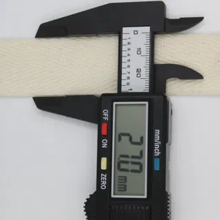 Off-White Herringbone Twill Tape in 8 Widths sample, design MT-53DE9131, view 46