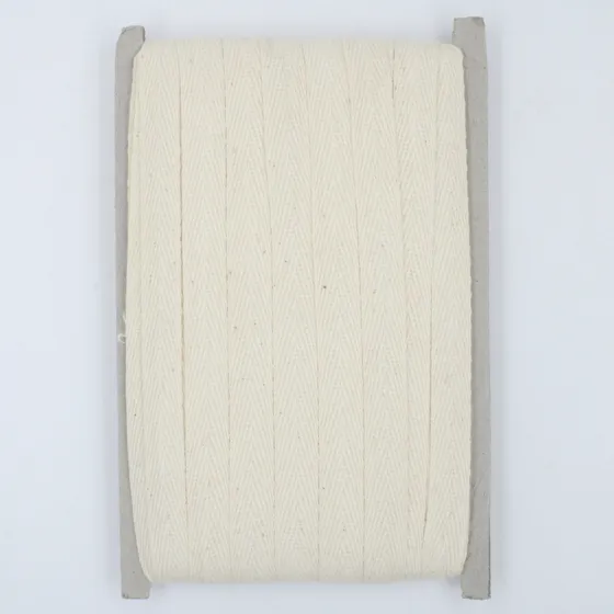 Off-White Herringbone Twill Tape in 8 Widths sample, design MT-53DE9131, view 35