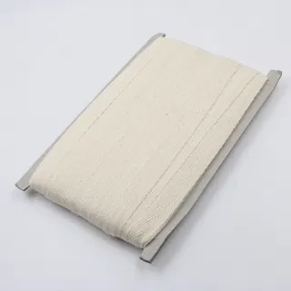 Off-White Herringbone Twill Tape in 8 Widths sample, design MT-53DE9131, view 36