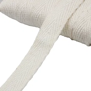 Off-White Herringbone Twill Tape in 8 Widths sample, design MT-53DE9131, view 42