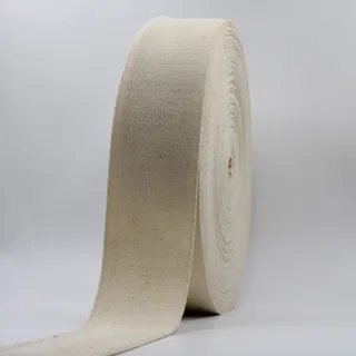 Off-White Herringbone Twill Tape in 8 Widths sample, design MT-53DE9131, view 12