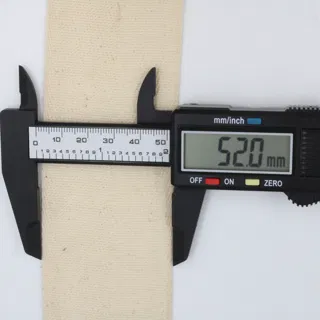 Off-White Herringbone Twill Tape in 8 Widths sample, design MT-53DE9131, view 15