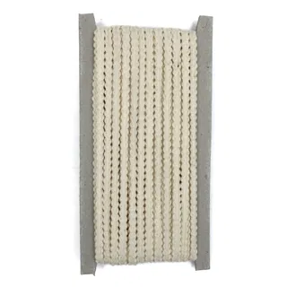 Off-White Flat Braid with Picot Edges sample, design MT-B45B2E45, view 7