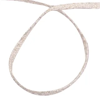 Off-White Narrow Flat Braided Trim sample, design MT-16B7757A, view 2