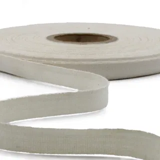 Off-White Plain Woven Tape in 7 Widths sample, design MT-31B99976, view 7