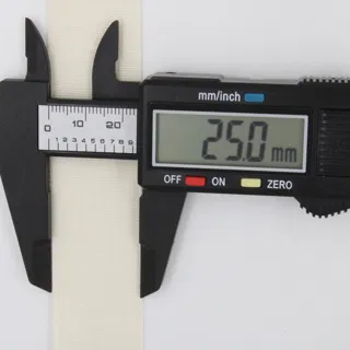 Off-White Plain Woven Tape in 7 Widths sample, design MT-31B99976, view 32