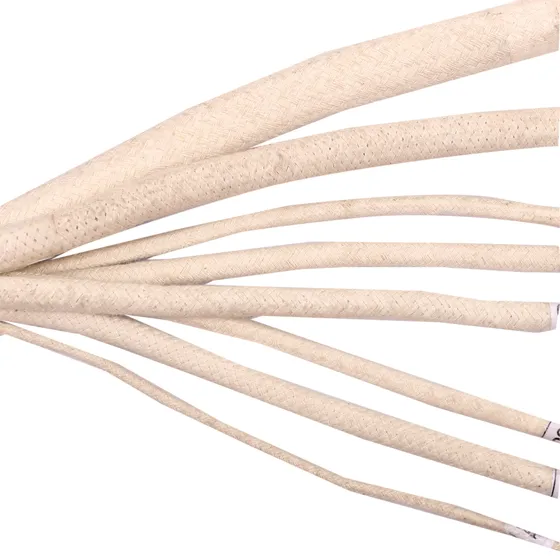 Off-White Braided Cord, Assorted Thickness Bundle