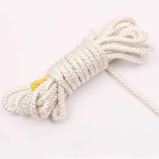 Ivory White Textured Braided Cord, Chevron Braid