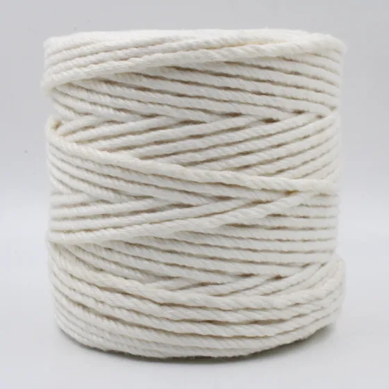Off-White 3-Ply Twisted Macrame Cord
