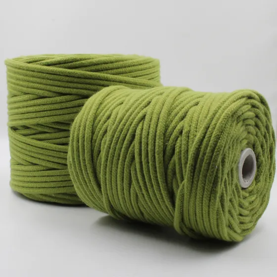 Olive Green Round Braided Cord