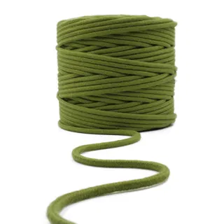 Olive Green Round Braided Cord sample, design MT-284F0C91, view 14