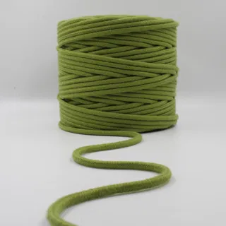 Olive Green Round Braided Cord sample, design MT-284F0C91, view 3