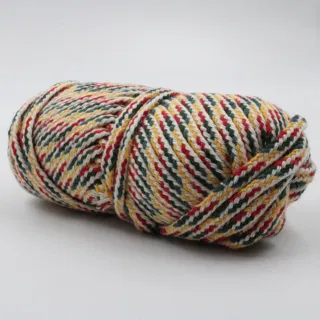Olive Green, Off-White, Yellow and Red Flat Drawstring Cord sample, design MT-7F9B6E56, view 2