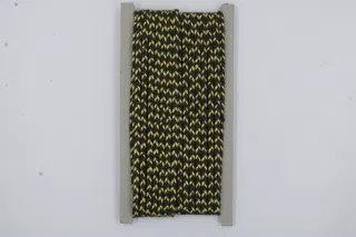 Dark Olive Green and Gold Metallic Choti Braid sample, design MT-BAB9F4CB, view 2