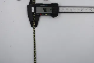 Dark Olive Green and Gold Metallic Choti Braid sample, design MT-BAB9F4CB, view 5