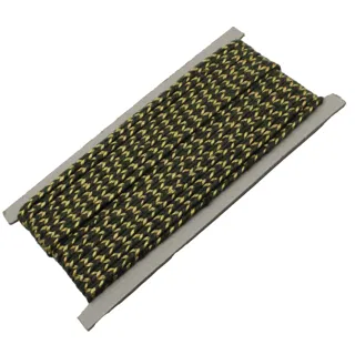 Dark Olive Green and Gold Metallic Choti Braid sample, design MT-BAB9F4CB, view 6